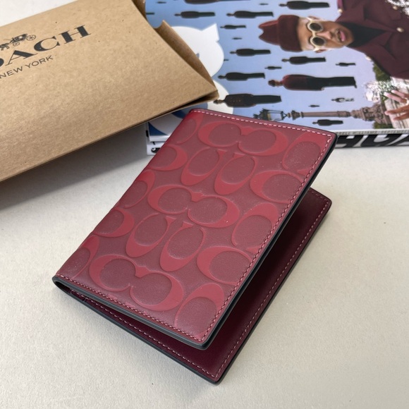 (New+Tag) Coach passport wallet case ‘rare’ limited edition (unisex) monogram - Picture 12 of 14